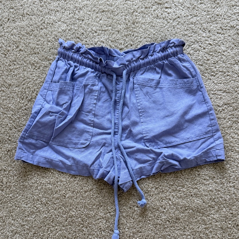 Universal Thread Pull-On Drawstring Periwinkle Shorts - Size S